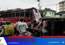 കൊയിലാണ്ടി താലൂക്ക് ആശുപത്രിക്ക് സമീപം ഓട്ടോയില്‍ ബസ്സിടിച്ച് അപകടം.