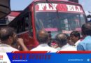 സ്വകാര്യ ബസ് ഇടിച്ച് കാല്‍നട യാത്രക്കാരനായ വയോധികന് പരിക്ക്