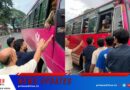 നന്തിയില്‍ ബസ്സുകള്‍ തടഞ്ഞ് യൂത്ത് ലീഗ് പ്രവര്‍ത്തകര്‍