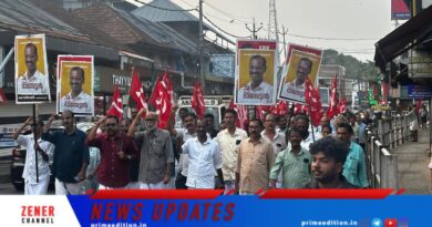 കൊയിലാണ്ടിയില്‍ സ്ഥാനാര്‍ത്ഥി കെ ദാസന്റെ റോഡ് ഷോ നടന്നു