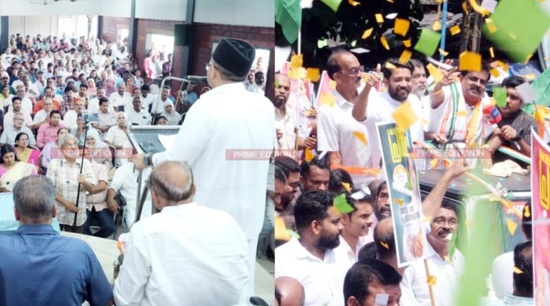 കേരളത്തിൽ ഒരു ഭരണമാറ്റം ജനം ആഗ്രഹിക്കുന്നതായി പാണക്കാട് സയ്യിദ് മുനവ്വറലി ശിഹാബ് തങ്ങൾ