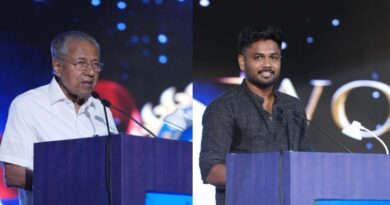 ട്വന്റി ട്വന്റി ലോകകപ്പില്‍ സഞ്ജു സാംസണ്‍ കളിച്ച ഓരോ ഷോട്ടും ലാന്‍ഡ് ചെയ്തത് ഓരോ ഇന്ത്യക്കാരന്റെയും ഹൃദയങ്ങളിലേക്കാണെന്ന് മുഖ്യമന്ത്രി പിണറായി വിജയന്‍