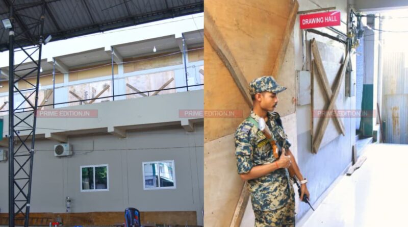 വോട്ടിങ് മെഷിനുകള്‍ സൂക്ഷിച്ച കേന്ദ്രങ്ങളില്‍ കനത്ത സുരക്ഷ