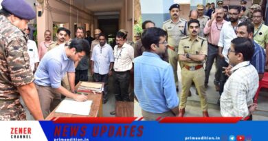 വോട്ടെണ്ണല്‍ കേന്ദ്രം സന്ദര്‍ശിച്ച്  ജില്ലാ കലക്ടര്‍