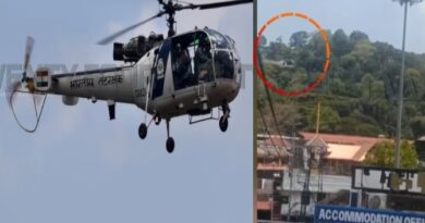 ശബരിമല സന്നിധാനത്ത് ക്ഷേത്രത്തിന്റെ മുകളിലൂടെ സൈനിക ഹെലികോപ്റ്റര്‍ പറന്നു, പമ്പ പൊലീസ് കേസെടുത്തത്.