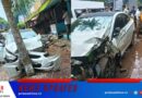 കുറുവങ്ങാട് മാവിന്‍ചുവട് ഗുഡ്സ് ഓട്ടോയില്‍ കാറിടിച്ച് അപകടം