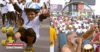 കോഴിക്കോട് ജില്ലാതല ഓണാഘോഷങ്ങൾക്ക് തുടക്കം കുറിച്ചുകൊണ്ട് നഗരത്തിൽ പ്രൗഢഗംഭീരമായ വിളംബര ജാഥ സംഘടിപ്പിച്ചു.