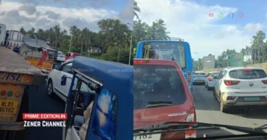 ദേശീയപാതയില്‍ വന്‍ ഗതാഗതക്കുരുക്ക്: തിരുവങ്ങൂരിലെ അശാസ്ത്രീയ വഴിതിരിച്ചുവിടല്‍ യാത്രക്കാരെ വലച്ചു
