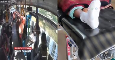 സ്വകാര്യ ബസ്സിൽ നിന്ന് ഇറങ്ങുന്നതിനിടയിൽ തെറിച്ചുവീണ് യാത്രക്കാരിക്ക് പരിക്ക്