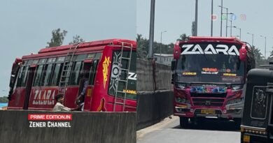 “കോണി വെച്ച് ഇറക്കിയ സംഭവം മറന്നിട്ടില്ല; തിക്കോടിയിൽ നിയമം ലംഘിച്ച ബസിനെക്കൊണ്ട് ബാക്ക് ഗിയർ ഇടുവിച്ച് യാത്രക്കാരുടെ മാസ്സ് പ്രതിഷേധം”