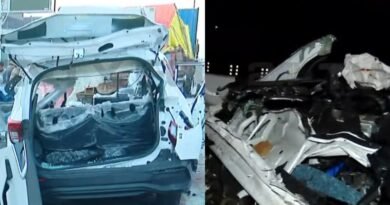 ദേശീയപാത 66-ൽ കയ്പമംഗലം പനമ്പിക്കുന്ന് സെന്ററിലുണ്ടായ ദാരുണമായ വാഹനാപകടത്തിൽ തമിഴ്‌നാട് സ്വദേശികളായ എട്ടുപേർ മരണപ്പെട്ടു