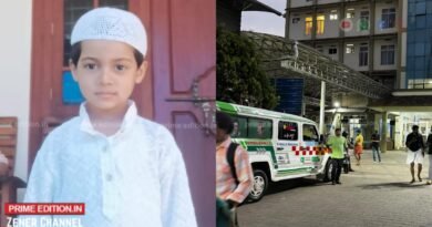 അകലാപ്പുഴ ഹൗസ് ബോട്ടില്‍ നിന്ന് വെള്ളത്തില്‍ വീണു അഞ്ചു വയസുകാരന്‍ മരിച്ചു.