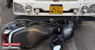 ലോറിയും സ്കൂട്ടറും കൂട്ടിയിടിച്ച് അപകടം; യാത്രക്കാരന് ഗുരുതര പരിക്ക്